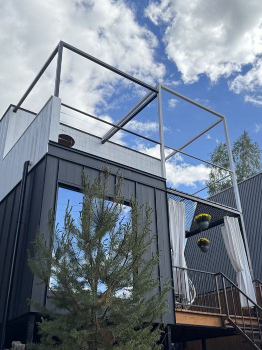 Оренда сучасного будинку/котеджу в Карпатах з ЧАНОМ . 2+2. с.Микуличин