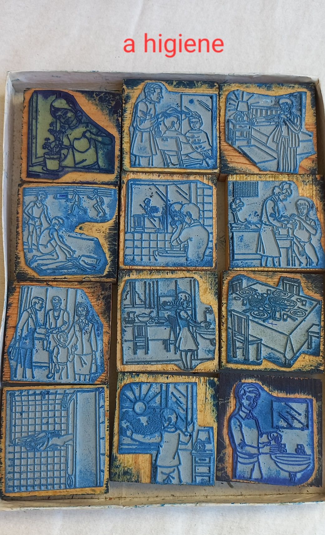 Carimbos escolares  dos anos 70