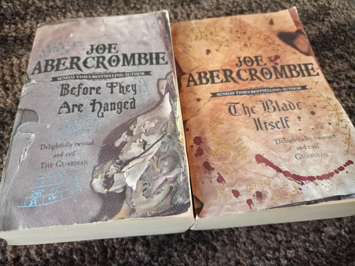 The Blade Itself,Before They Are Hanged ,Joe Abercrombie,2 tomy, ENG