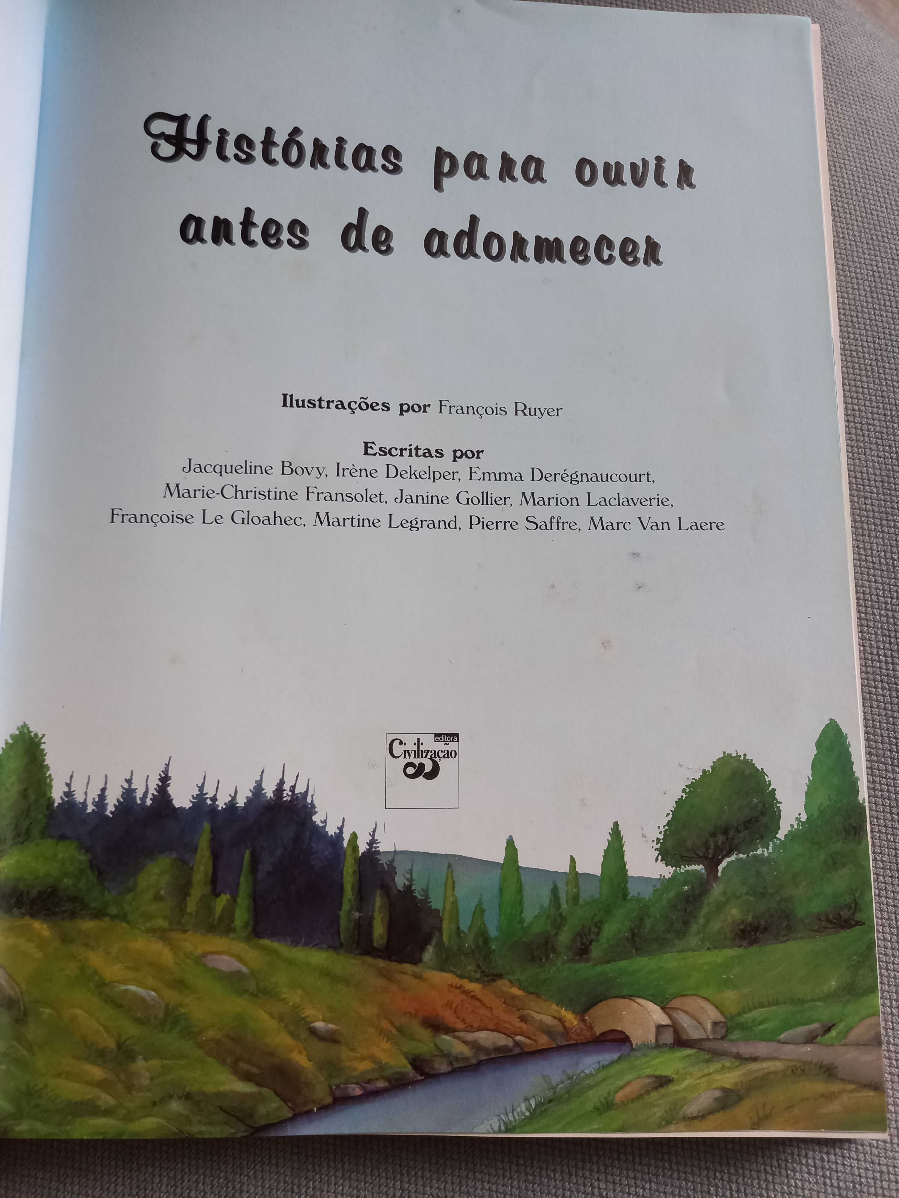 Livro Histórias para ouvir antes de adormecer