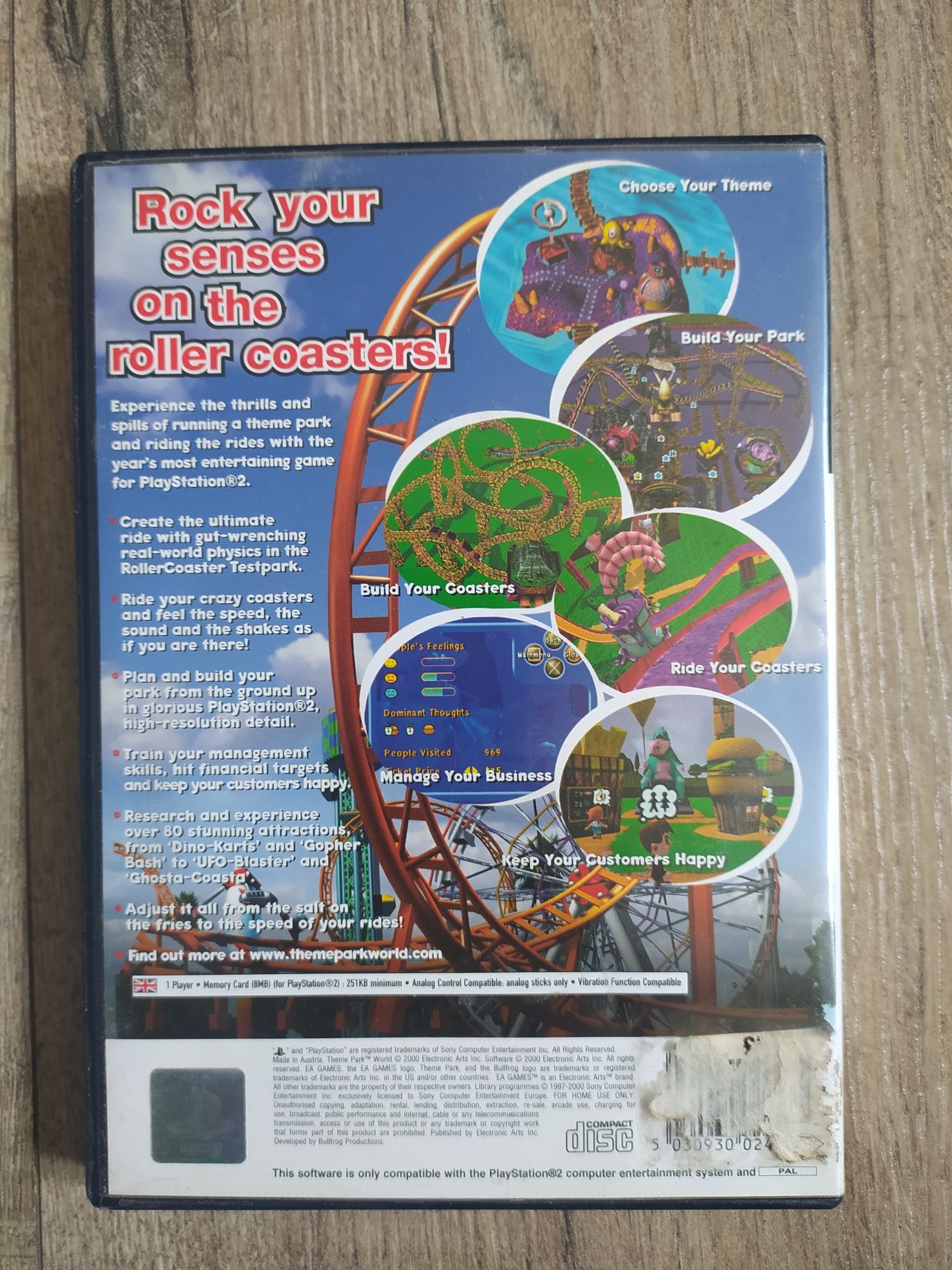 Gra PS2 Theme Park World Wysyłka