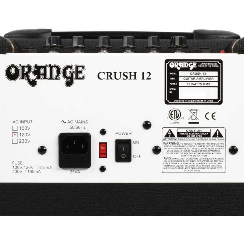 Orange CRUSH 12 BK wzmacniacz gitarowy CR12 combo gitarowe CR-12