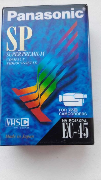 Відеокасета VHS, компакт, Panasonic".