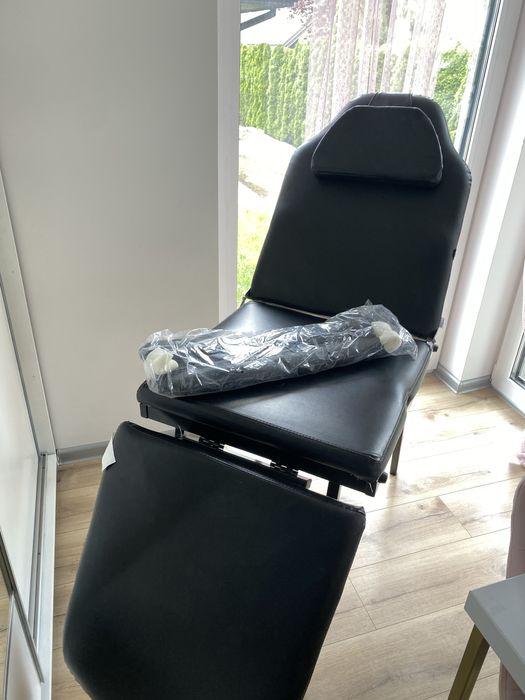 Fotel łóżko kosmetyczne  do masażu przenośne  rozkładane VidaXL