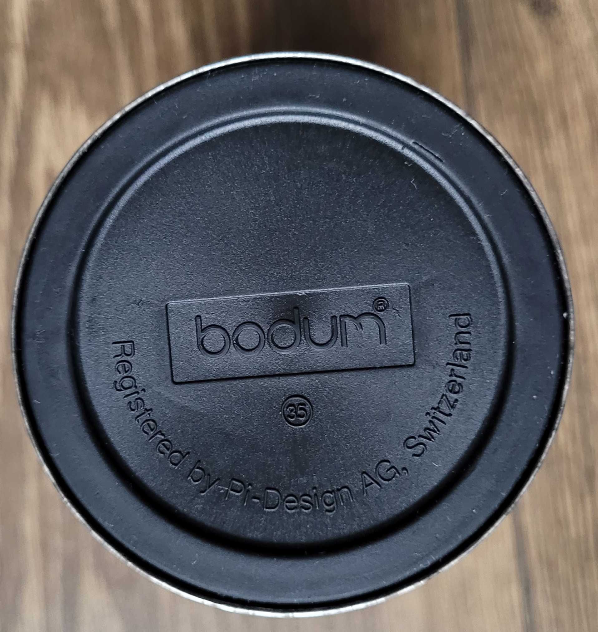 kubek termiczny Bodum Travel Mug 0,35l 350ml srebrny czarny jak nowy