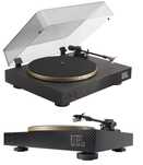 Gramofon JBL Spinner BT Czarno-Złoty, Manualny, Paskowy, Bluetooth