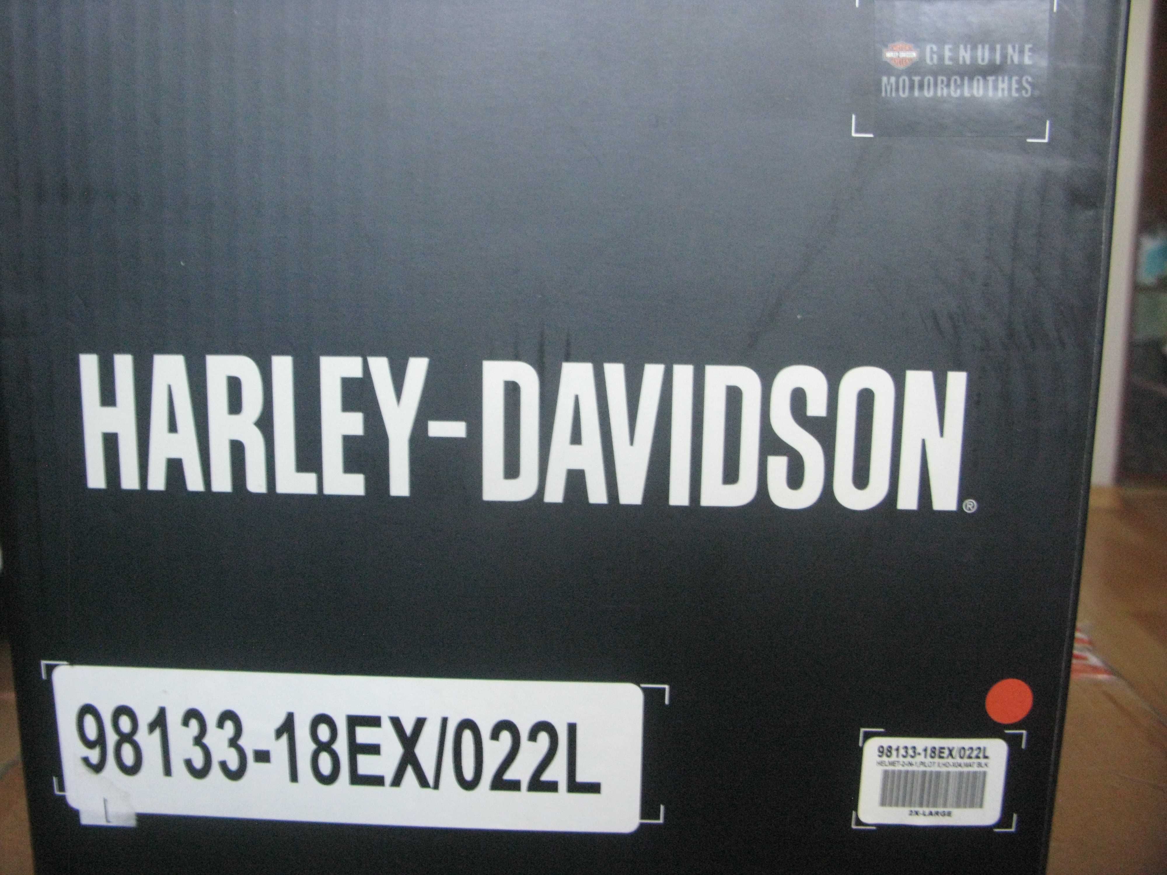 Kask Harley-Davidson Pilot II HD-X04 2-IN-1 Roz. L Czarny Mat. Nowy.