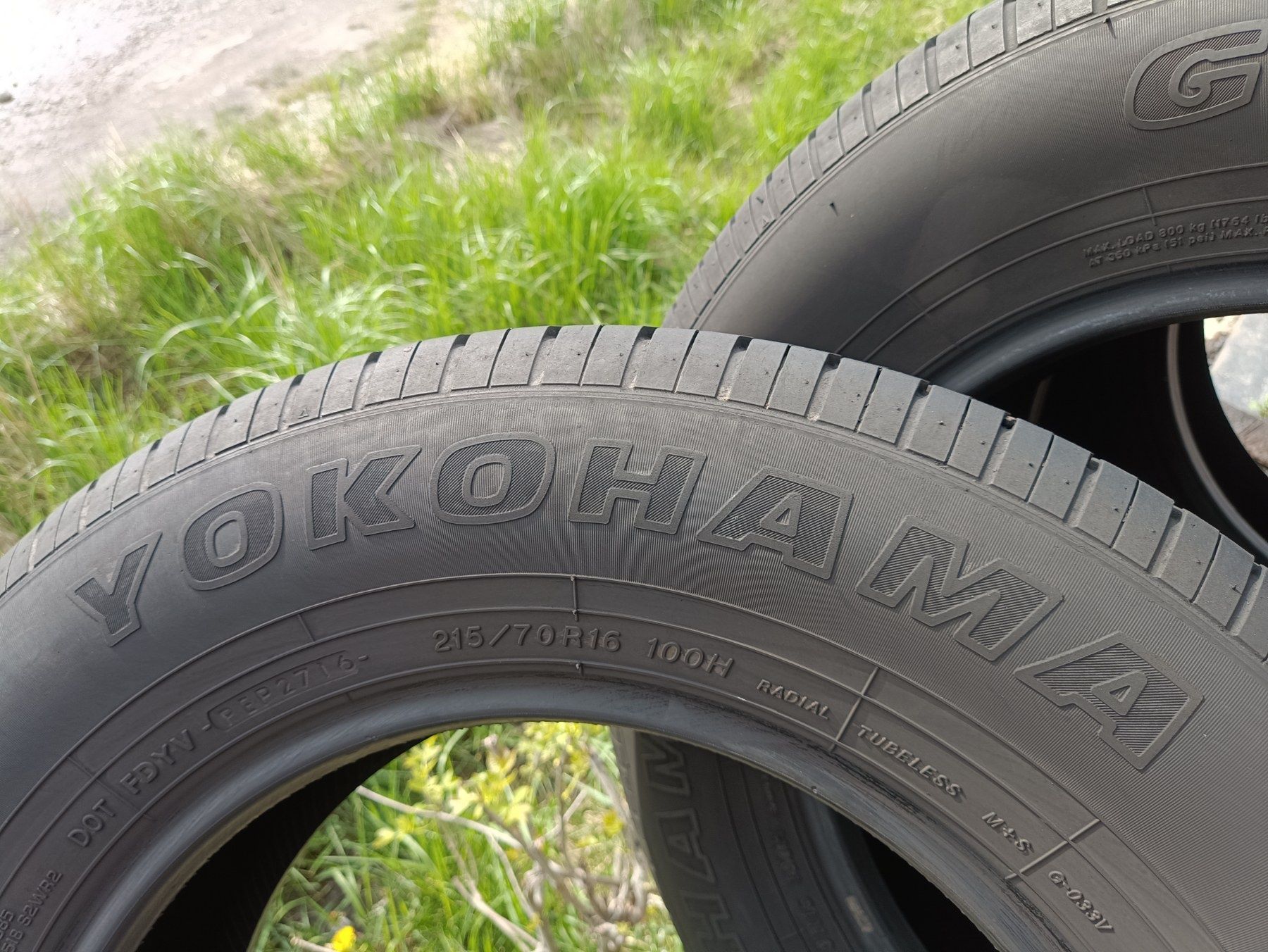 Літні шини Yokohama 215/70 R16 резина Р16