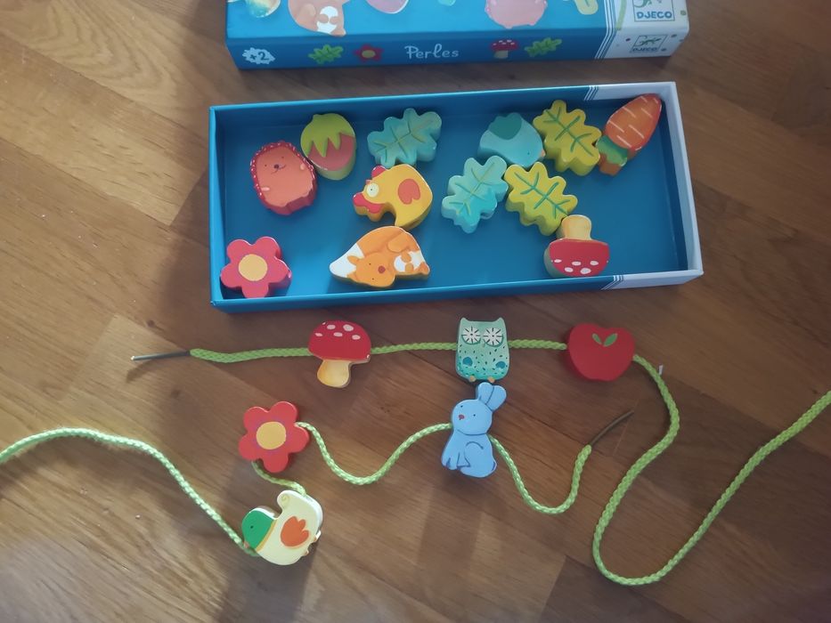 Jogo de contas em madeira Djeco