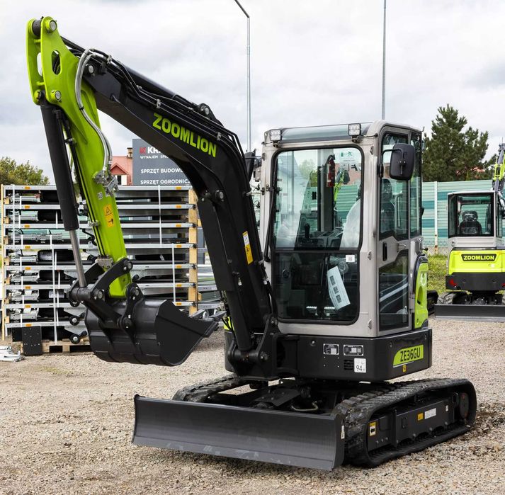 Minikoparka gąsienicowa Zoomlion ZE36GU Klima, LEASING, Kubota