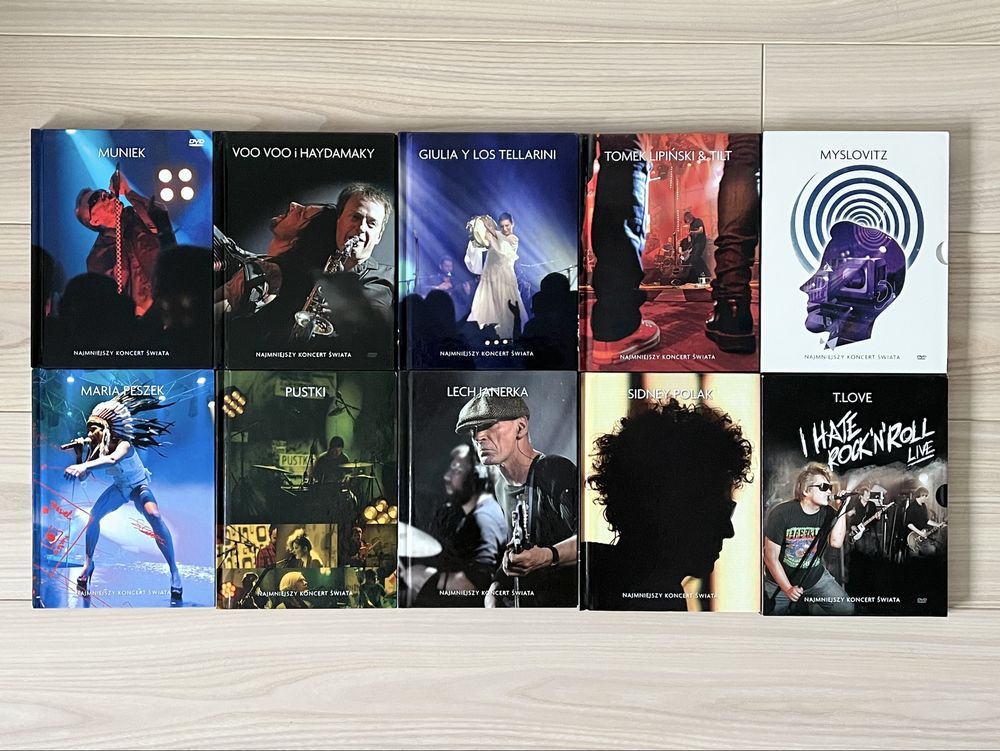 ***KOLEKCJA***Najmniejszy Koncert Świata PAKIET 10xDVD***J.NOWE***