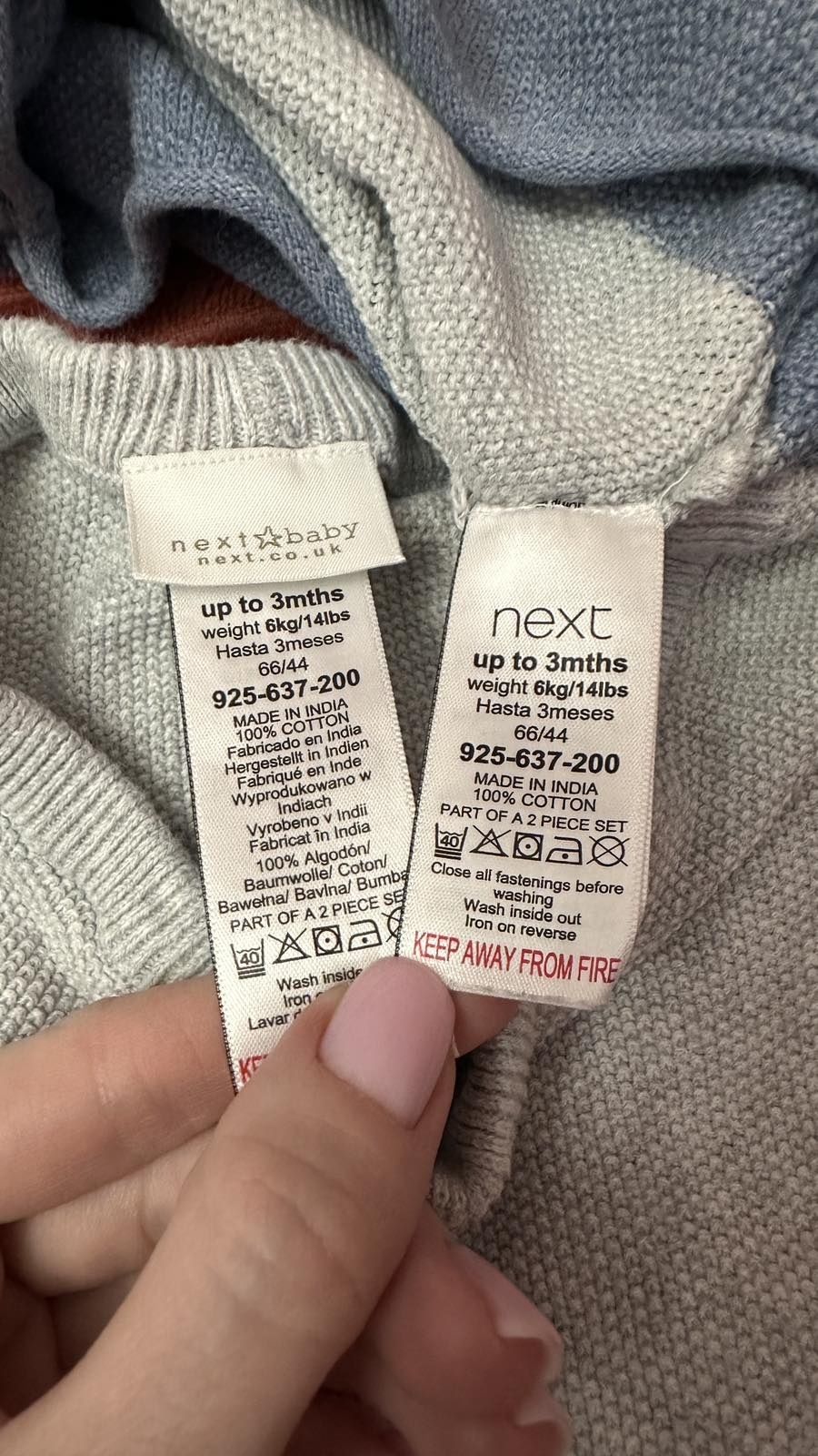 Дітячі костюм next 2 шт