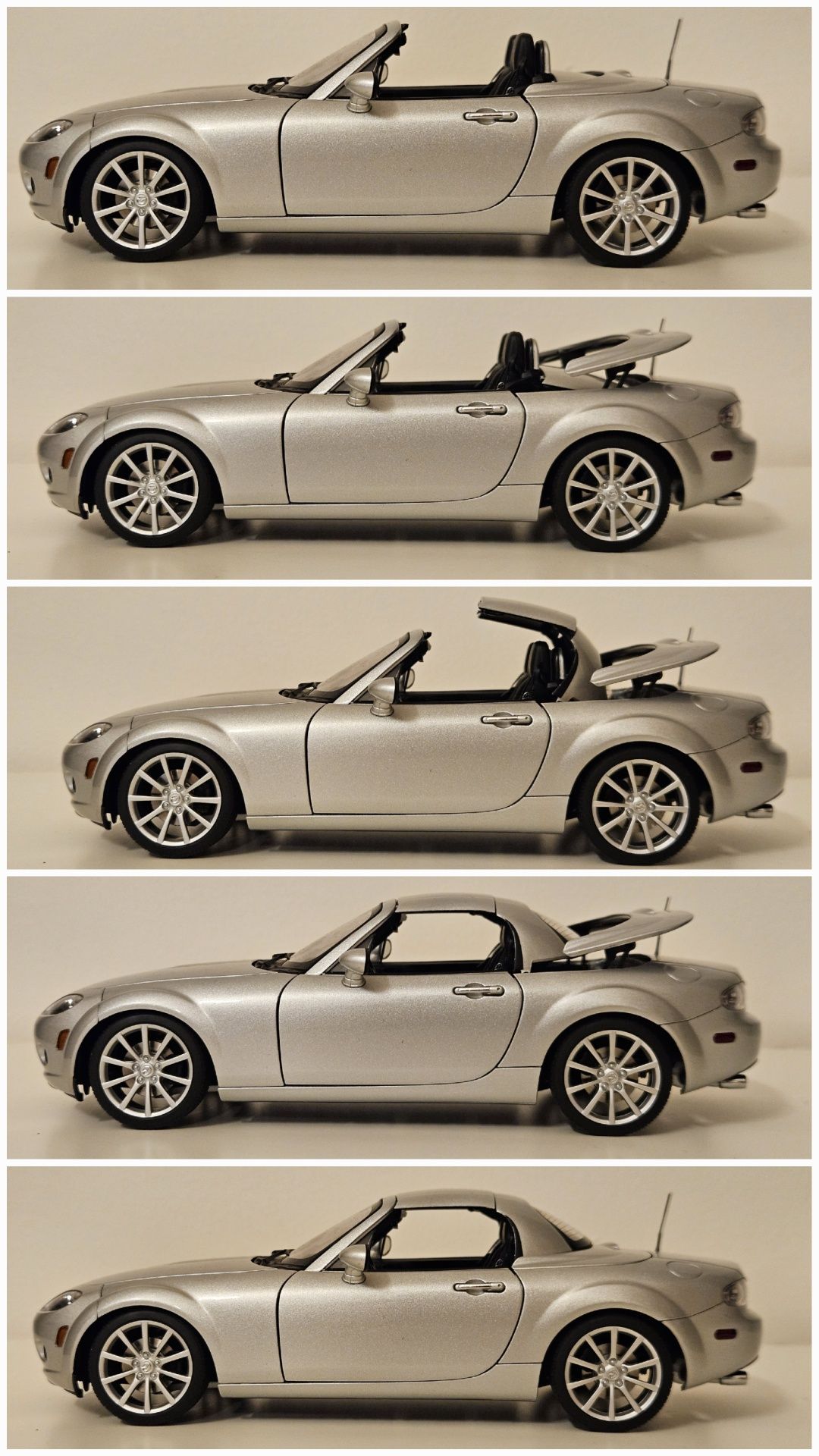 Mazda MX-5 NC 1:18 AutoArt unikat! Składany dach!