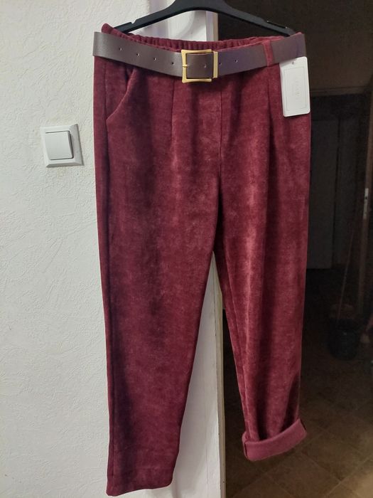 Spodnie damskie sztruksowe