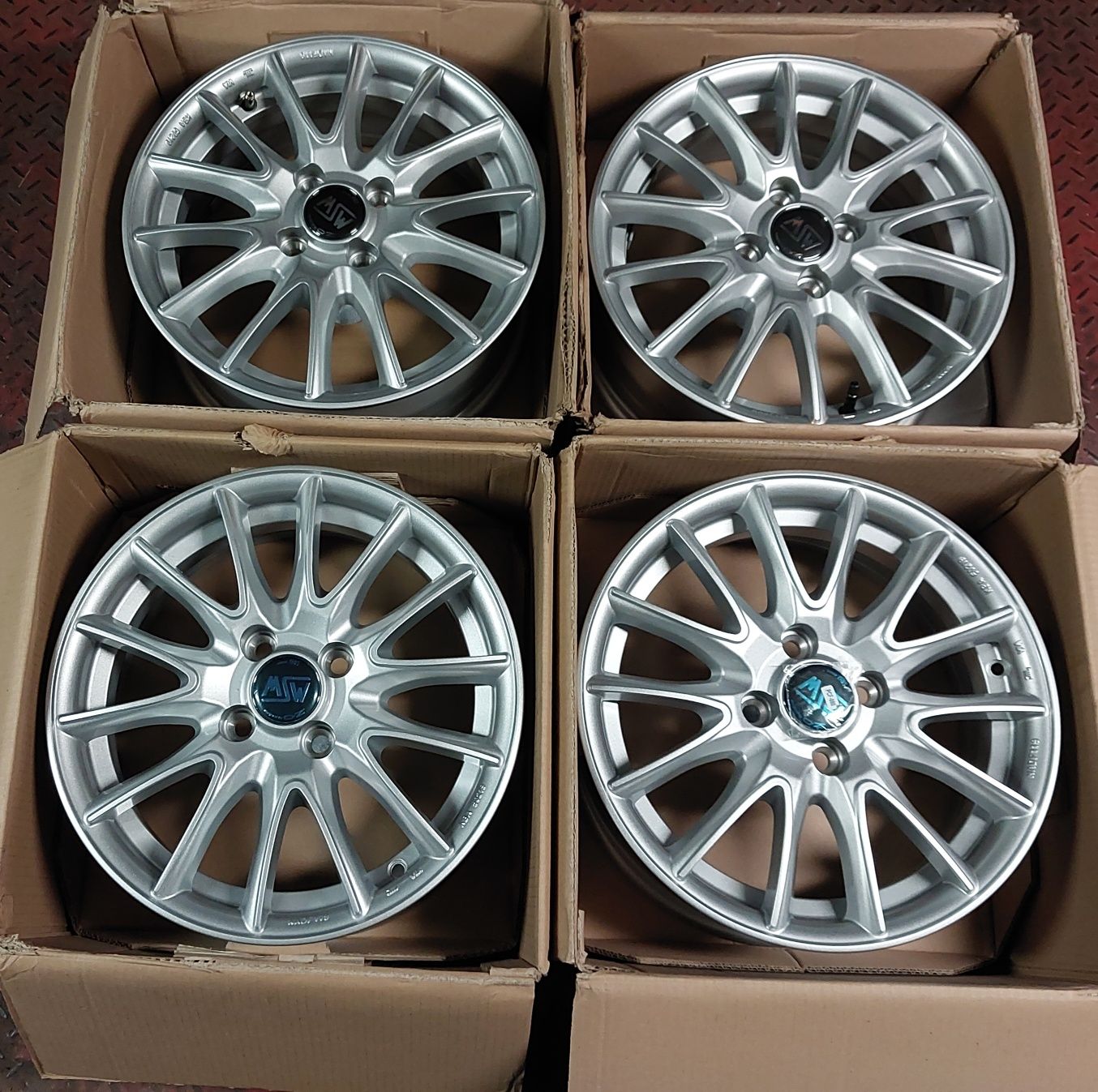 Nowe alufelgi MSW 15" 4x108 ET42 Ford Citroen Peugeot