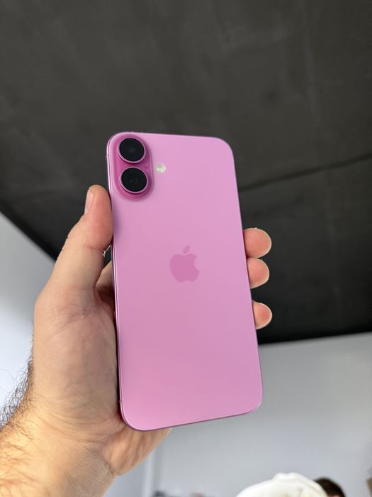 Apple iphone 16+ 128 gb рожевий 90% айфон 16 плюс