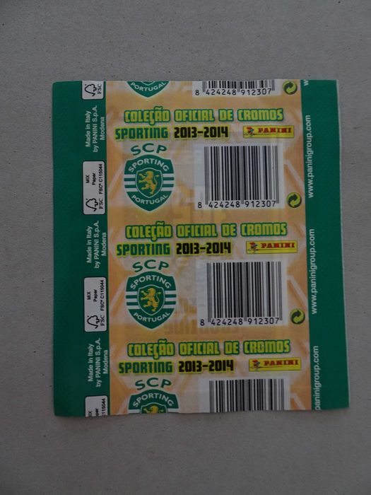 Carteira de cromos fechada SCP Sporting Clube Portugal 2013/2014 Panin
