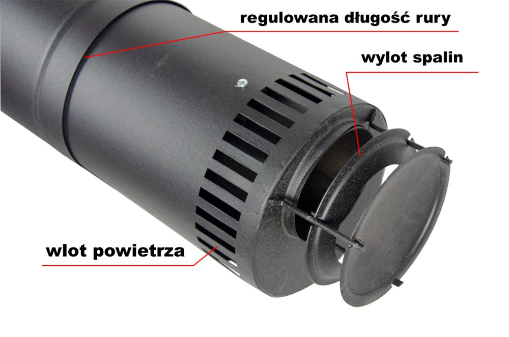 Ogrzewacz gazowy 5 kW HDU5DK nagrzewnica konwektor piecyk żeliwny