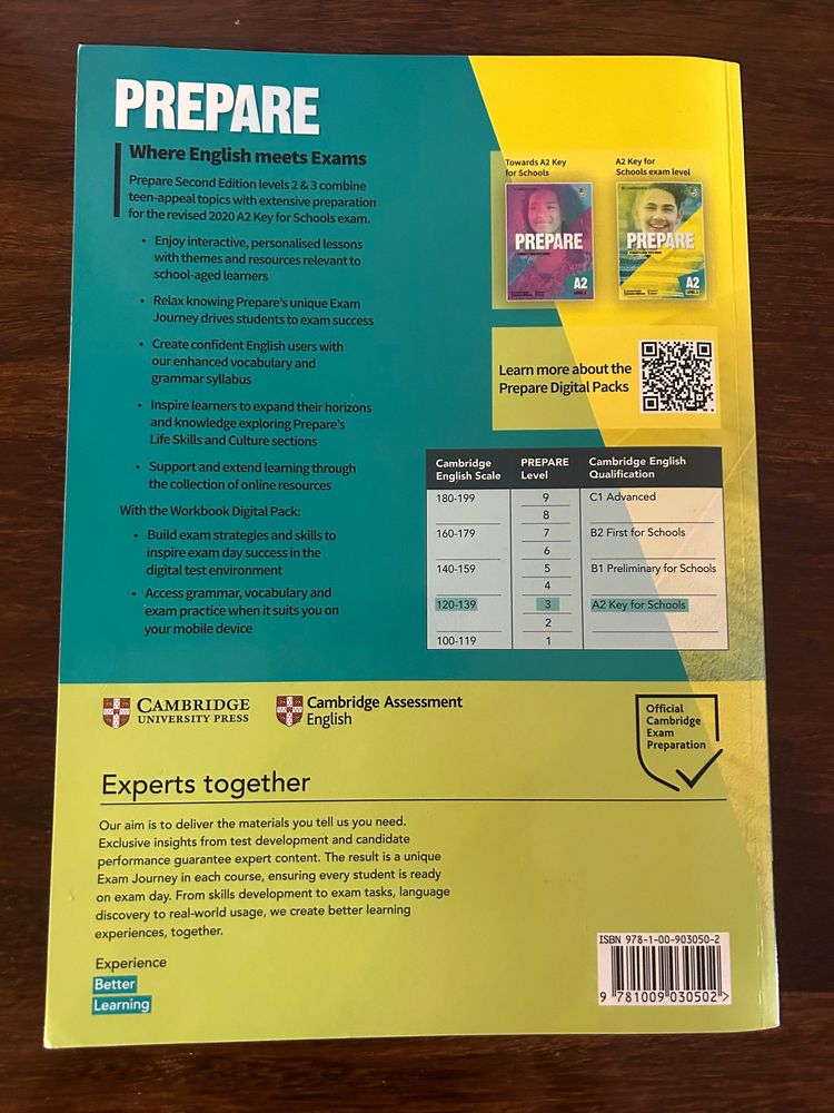Prepare A2 Level 3 Cambridge