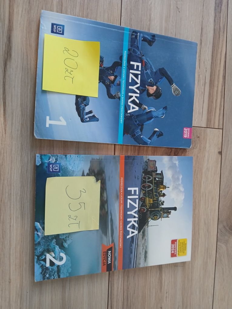 Fizyka zakres podstawowy klasa 1 i 2 wsip