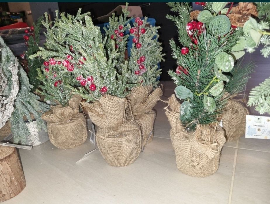 Choinki ok40cm NOWE 14szt