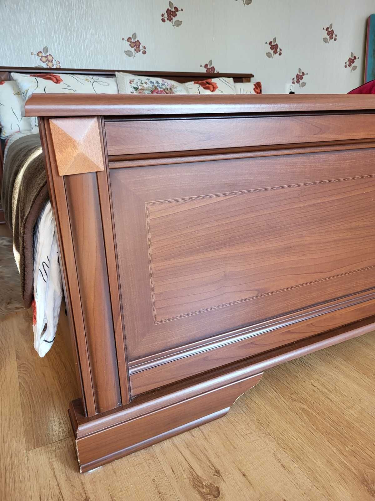 Łóżko Stylius BRW czereśnia antyczna stelaż 160x200 bdb