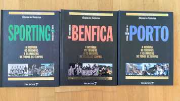 Coleção Livro de Ouro Benfica Porto e Sporting