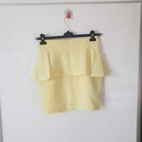 Żółta spódnica S