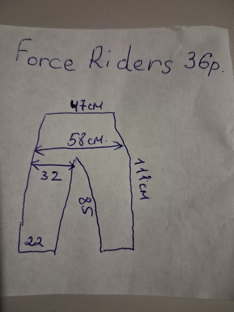 Мотоджинси Force Riders 36р (Англія) Kevlar