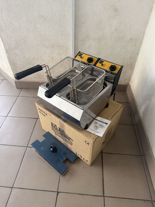 Фритюрниця Подвійна Професійна Remta 4+4 Літри