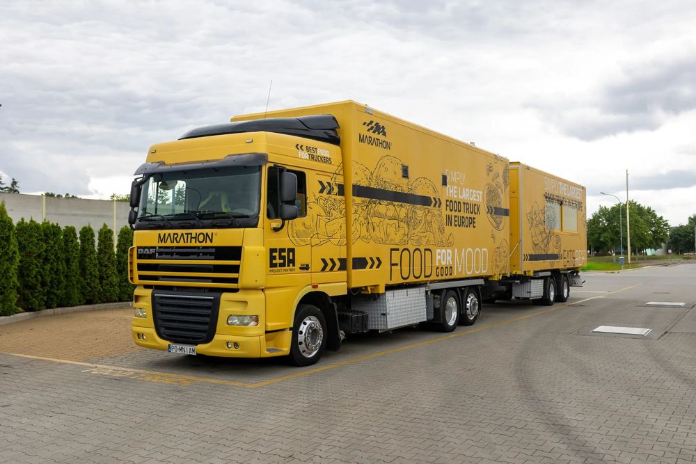 DAF XF 105  Największy foodtruck w Europie!!!