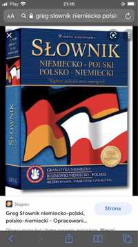 Słownik niemiecko -polski, polsko-niemiecki