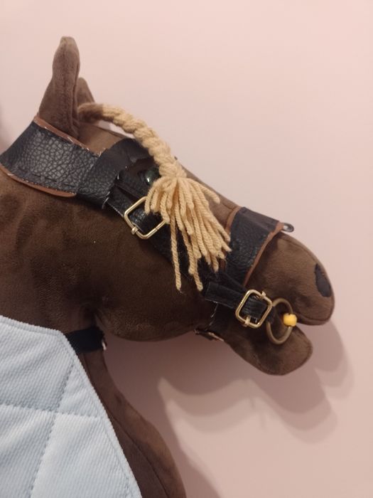 Ogłowie skórzane dla hobby horse