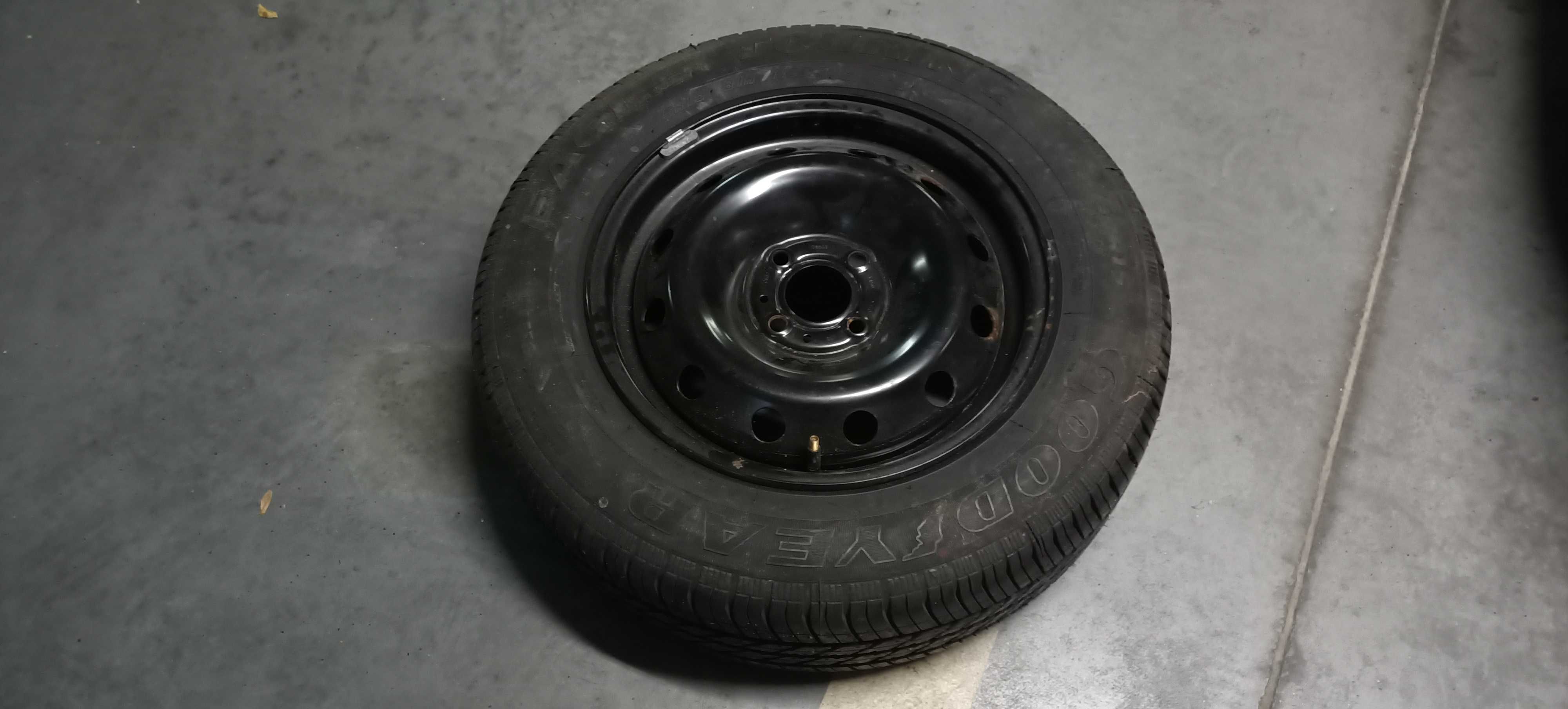 felga stalowa 4X100 15" ET50 z oponą 195/65R15, koło zapasowe