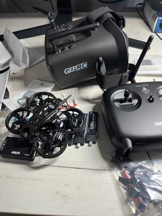 Комплект навчальний FPV дрон GEPRC TinyGO FPV Whoop +батарейки в пульт