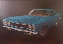 Plymouth roadrunner obraz 100x70cm