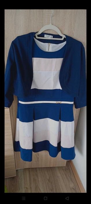 Sukienka damska z bolerkiem rozm 44