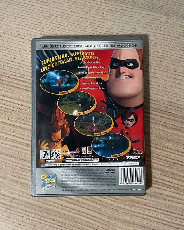 playstation 2 the incredibles platinum nederlandse