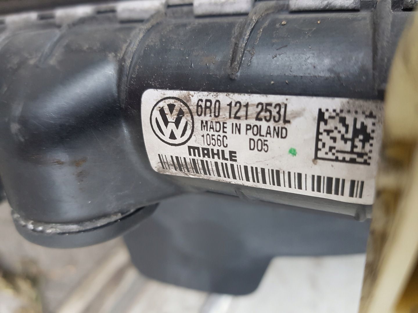 SKODA FABIA 3 III 6V 14r- 1.4 TDI CHŁODNICE WENTYLATOR KOMPLET