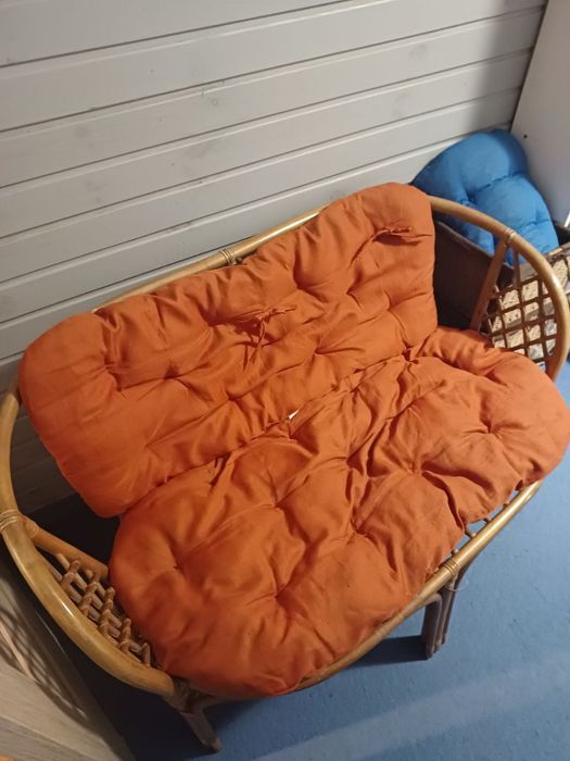 Диван плетений з натуральної лози