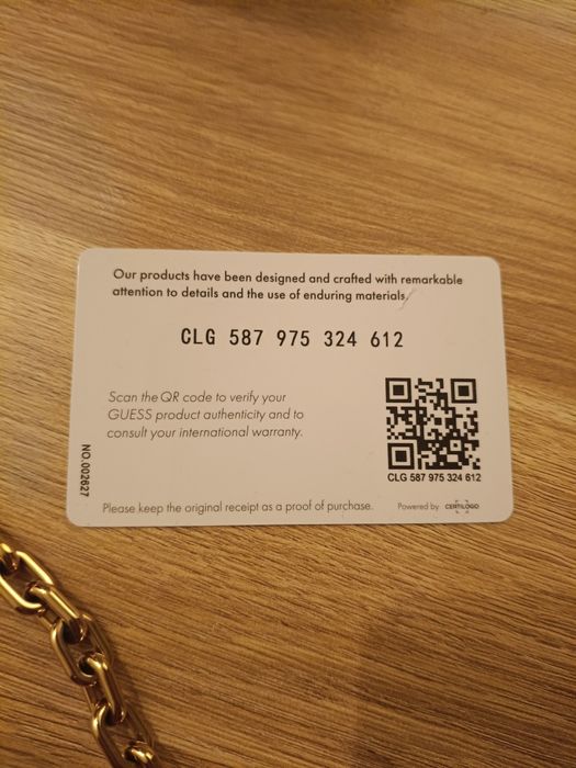 Naszyjnik GUESS – złoty z serduszkami, oryginał!