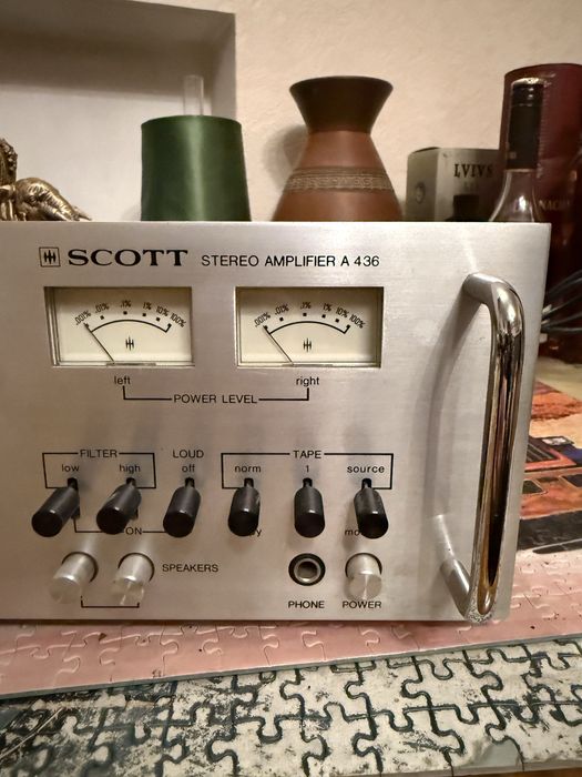 Цікавий Стерео Підсилювач SCOTT A-436