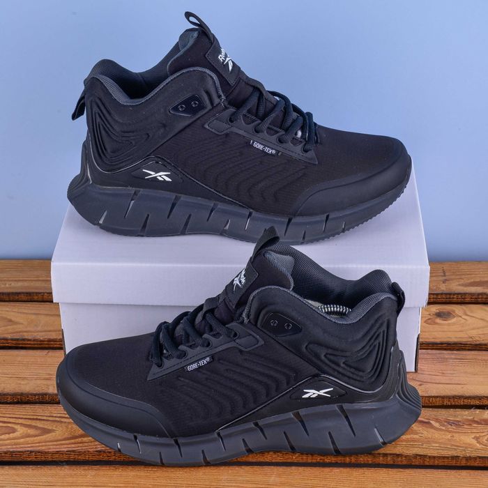 (2020) Зимові з хутром Reebok Zig Kinetica Чоловічі Кросівки (41-46)