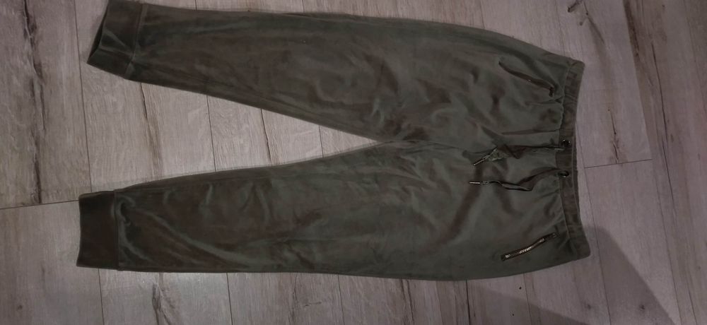 Spodnie welurowe damskie xl