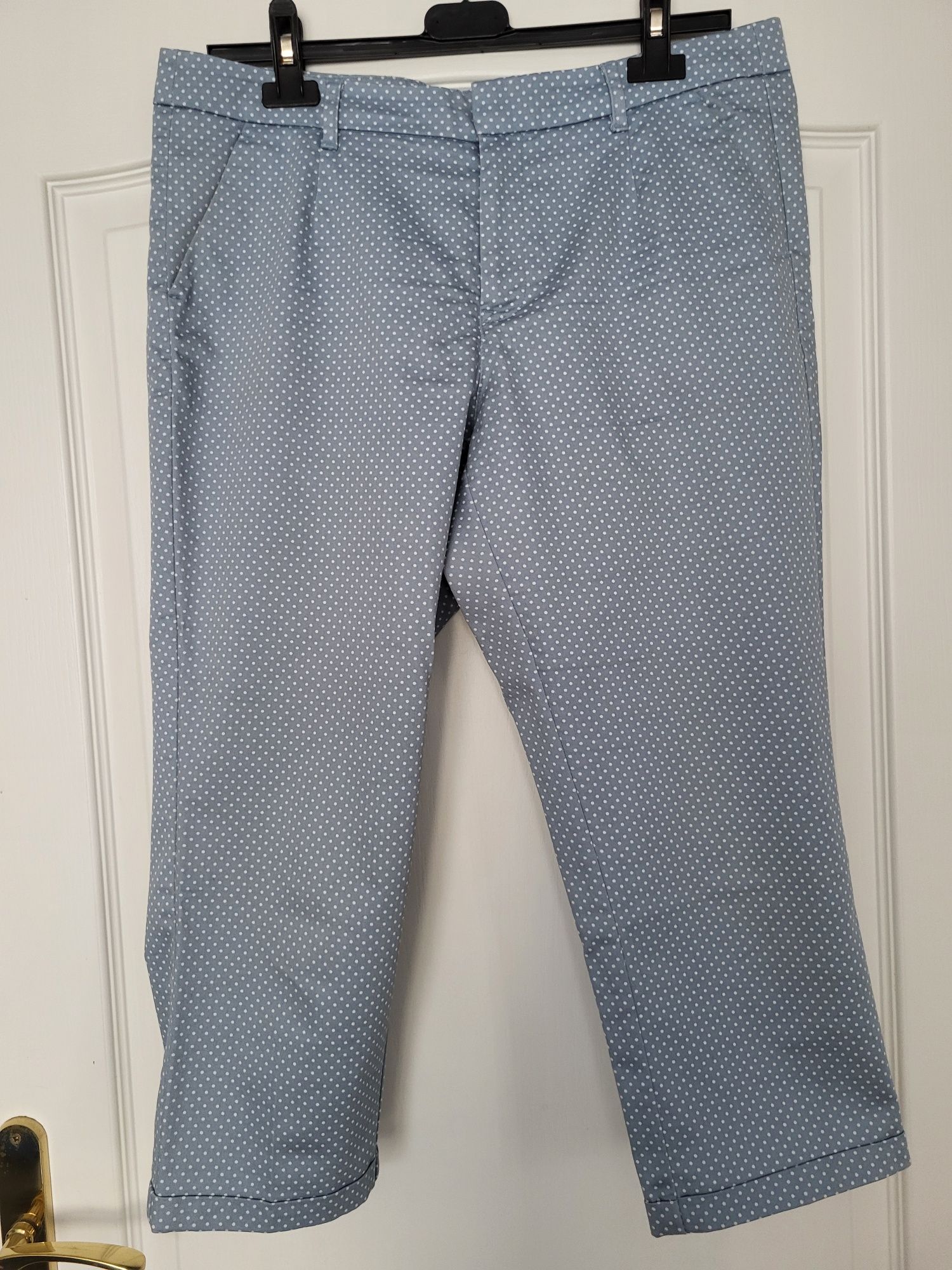 C&A Yessica spodnie 7/8 w groszki jak nowe