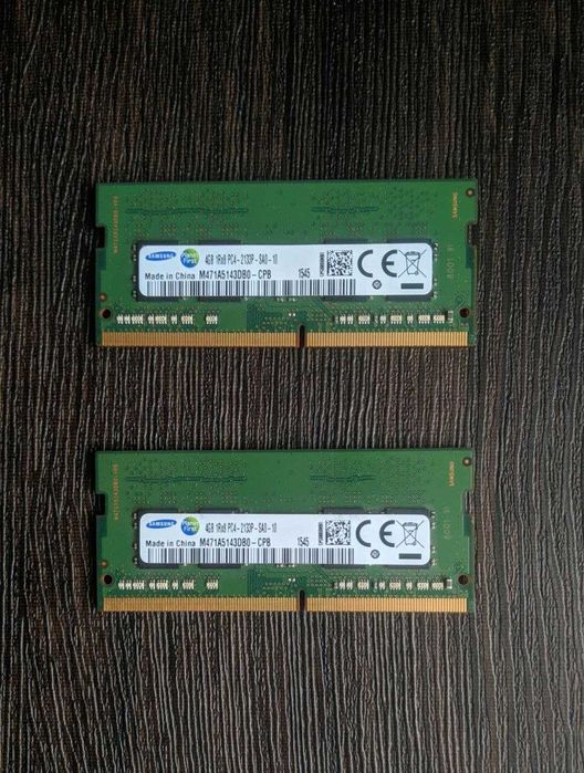 Оперативна пам'ять DDR4 Samsung 8GB (2x4GB) SODIMM 2133 MHz