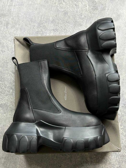 Rick Owens Tractor boots black черевики чоботи чорні ботинки черные