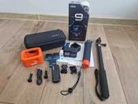GoPro Hero 9 Black Special Bundle - 3 baterie, ładowarka, selfistick