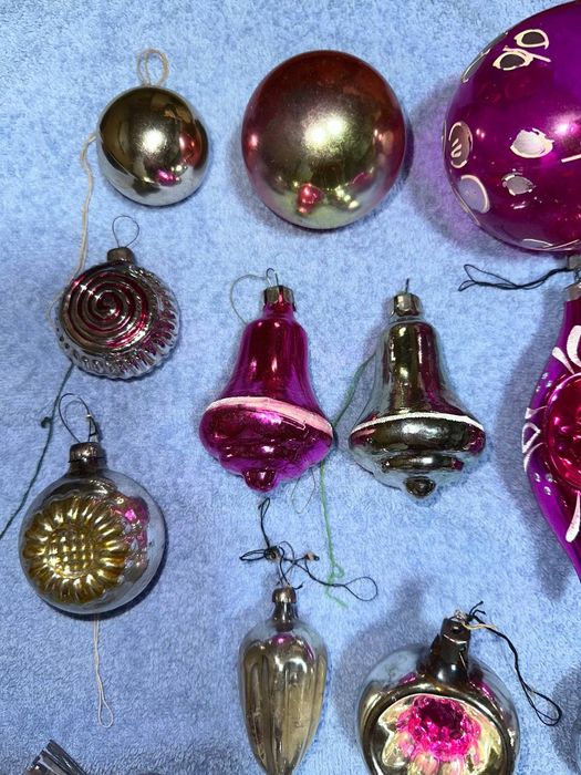 Елочные игрушки времён СССР