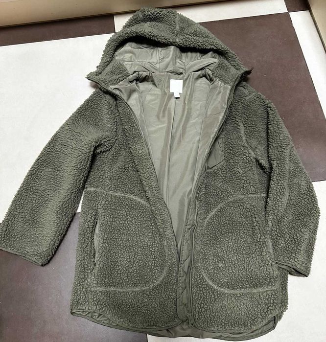 Kurtka futerko baranek H&M